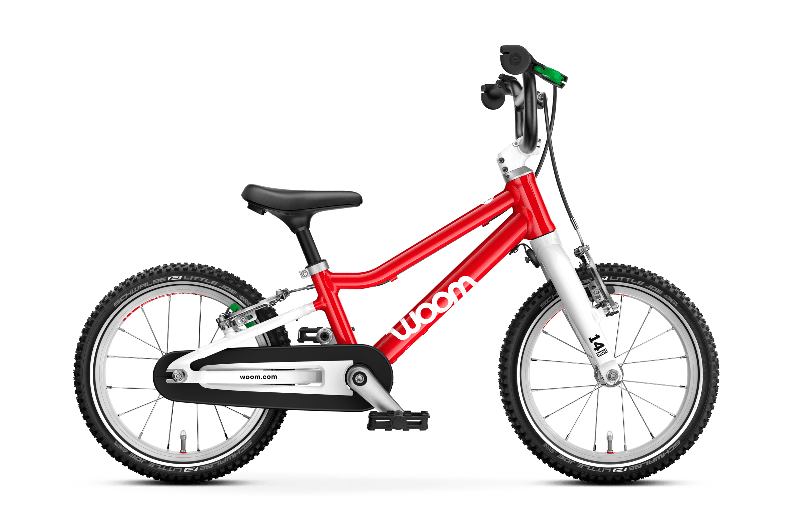 woom GO 3 Kids' Bike - 16 Inch, Ultralight with Leggie Kickstand
