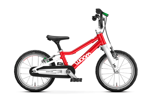 woom GO 3 Kids' Bike - 16 Inch, Ultralight with Leggie Kickstand